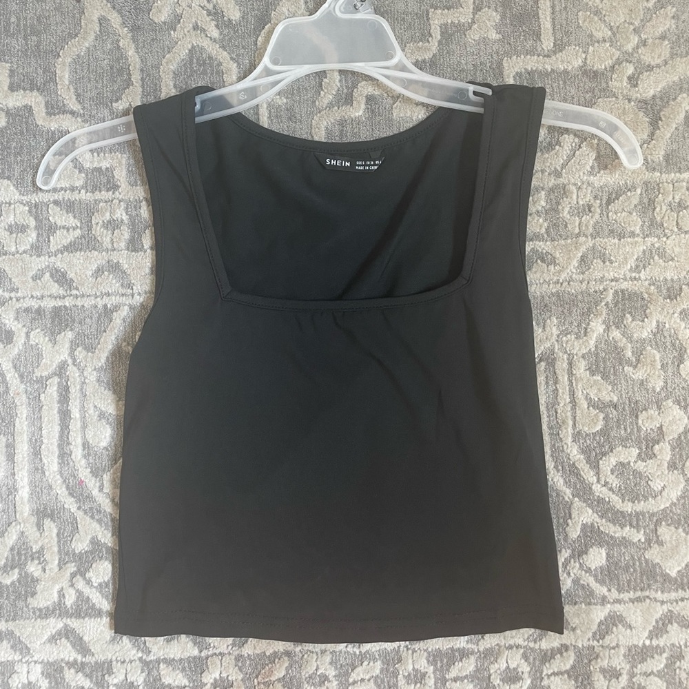 Shein black tank top - size small